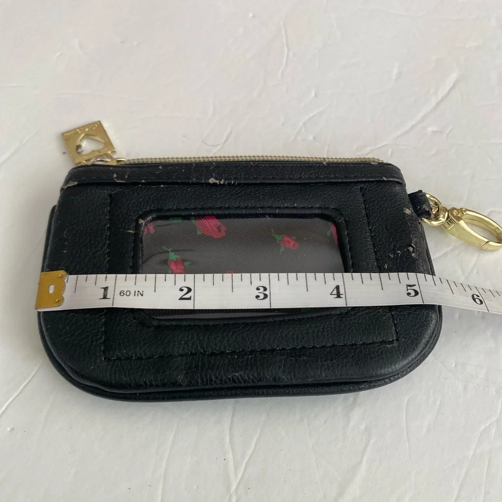 Betsey Johnson Black Sequin Key Holder